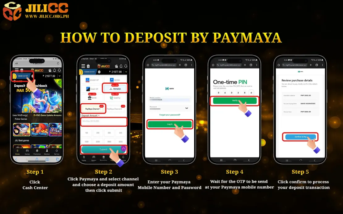 Deposit By Paymaya